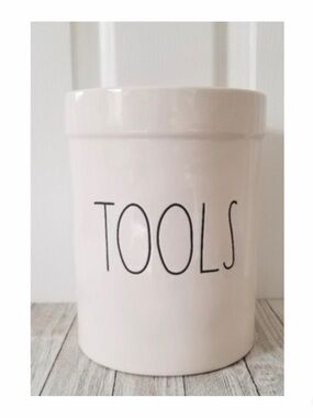 NEW Rae Dunn Ceramic Tools Crock Utensils Holder